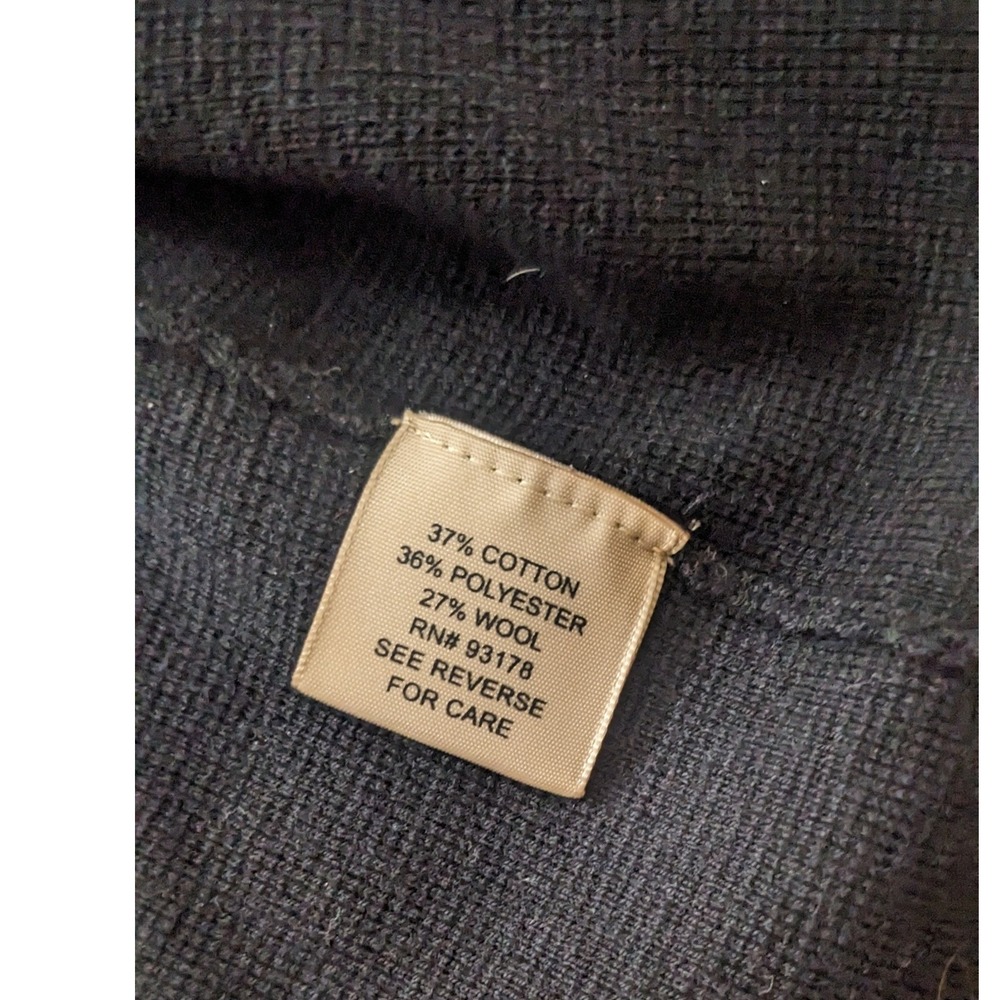 Philosophy Clothing Black Knit Open‎ Front Blazer Jacket XL - Picture 5 of 5